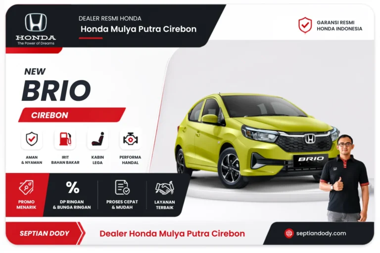 Honda Brio Satya S CVT - Dealer Honda Mulya Putra Cirebon