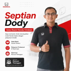 Honda Cirebon - Septian Dody siap membantu pembelian mobil Honda baru di Dealer Honda Mulya Putra Cirebon - blog Honda Cirebon